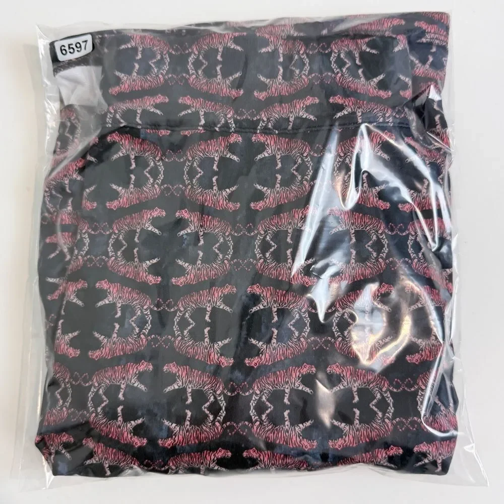 Peter Millar Pink Black Tiger Print Skort SPF50+ M